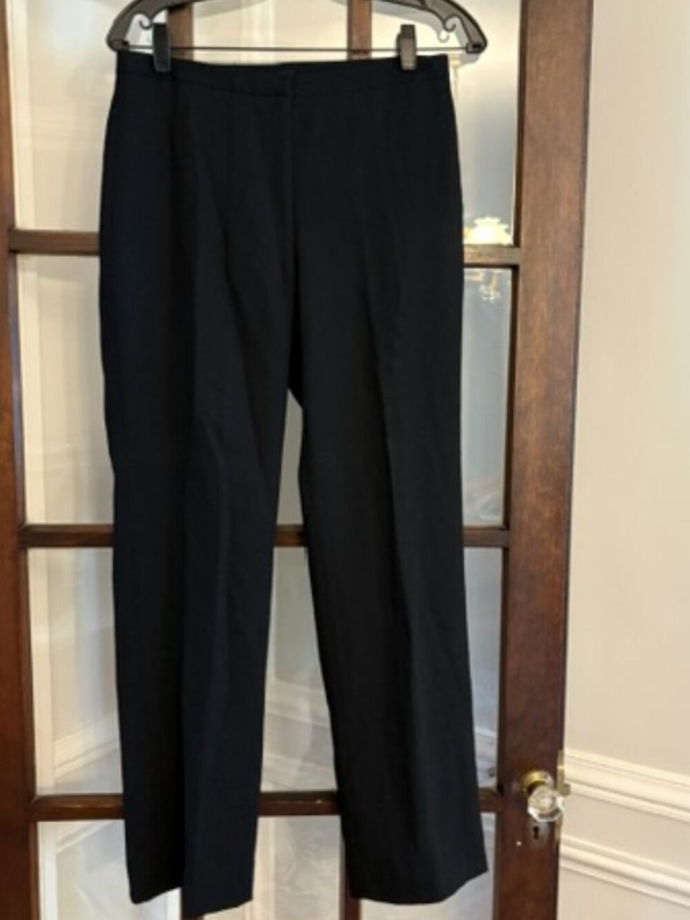 J.Crew Black Wool Trousers, Size 6